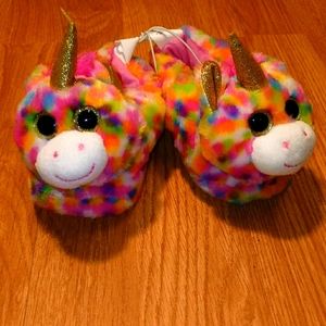 Brand New Girls Unicorn Nighttime Slippers